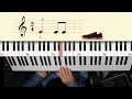 Aula Completa - Leitura Rítmica - Semínima, Semínima Pontuada, Colcheia e Pausas - Teclado | Piano