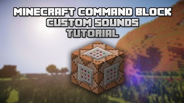 Minecraft | Command Block Custom Sounds | Tutorial | (HD)