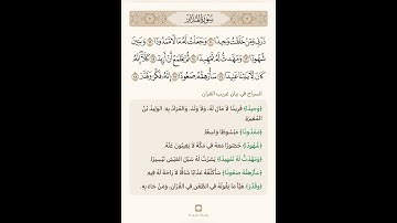 السراج في بيان غريب القران سورة المدثر 2 مع تلاوة الشيخ سعد الغامدي