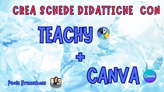 crea schede didattiche con TEACHY   CANVA