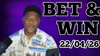 FOOTBALL PREDICTIONS TODAY 22/04/2026 SOCCER PREDICTIONS TODAY | BETTING TIPS, #footballpredictions