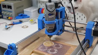 LIVE: Milling PCBs with DIY Dremel CNC