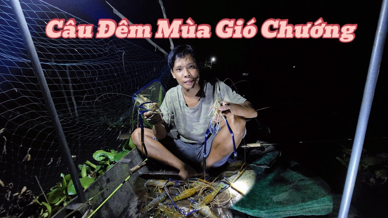 Câu Tôm Đêm Trúng Đậm |Cần Tv 1#