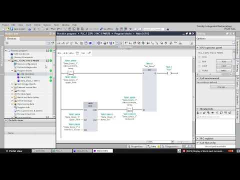 Arithmetic Operations (ADD, SUB, MUL) in TIA PORTAL - YouTube