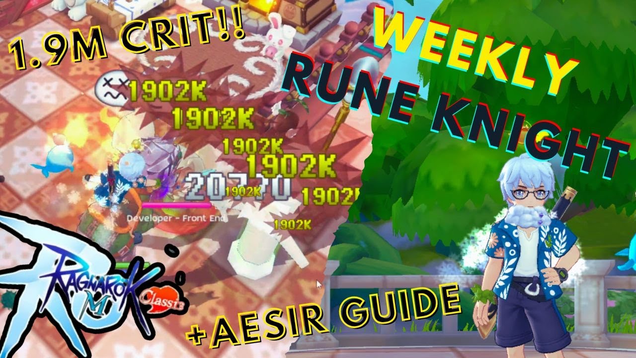 Ragnarok M: Classic - Week 6 Rune Knight F2P Friendly Build + Aesir ...