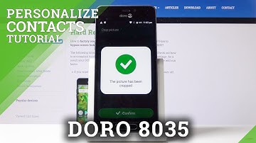 How to Add Photo to Contact in DORO 8035 – Contact Profile