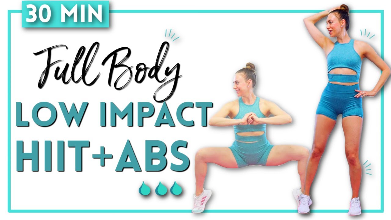 30 min - Fat Burning Low Impact FULL BODY HIIT + ABS Workout I No ...