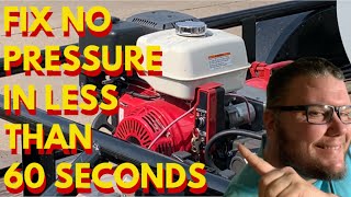 FIX LOW OR NO PRESSURE ON YOUR POWER WASHER IN LESS THAN 60 SECONDS
