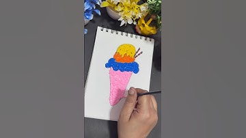 Diy 3D Art with puff pens #shorts #youtubeshorts #diy #craft #artandcraft #3d #kidsvideo #kidsfun