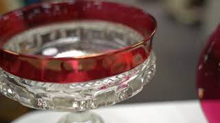 Heirlooms Thrift & Gift's Hidden Treasures: Kings Crown Glassware