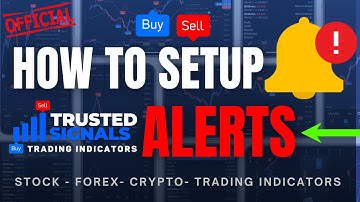 HOW to setup ALERTS Trusted Signals / Tradingview (OFFICIAL VIDEO)