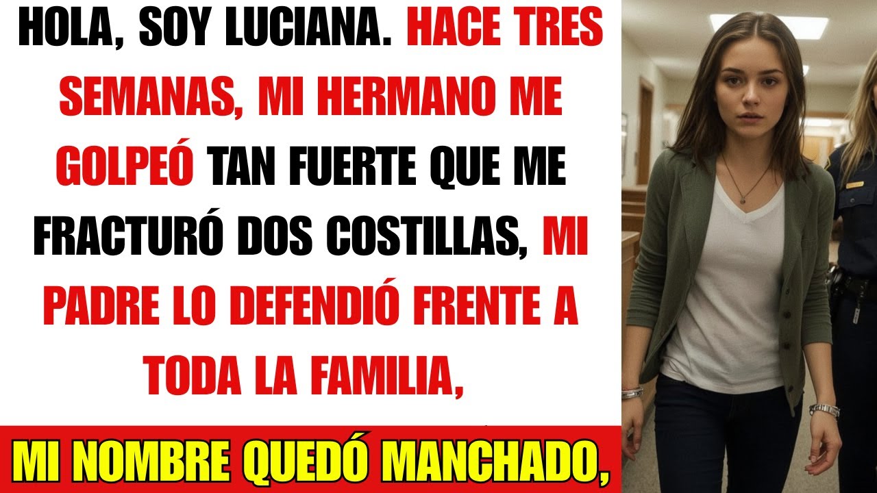 Mi hermano me golpeó y papá lo defendió — Al día siguiente llegó mi orden de arresto