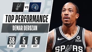 DeMar DeRozan Drops 38 PTS In An OT Thriller!