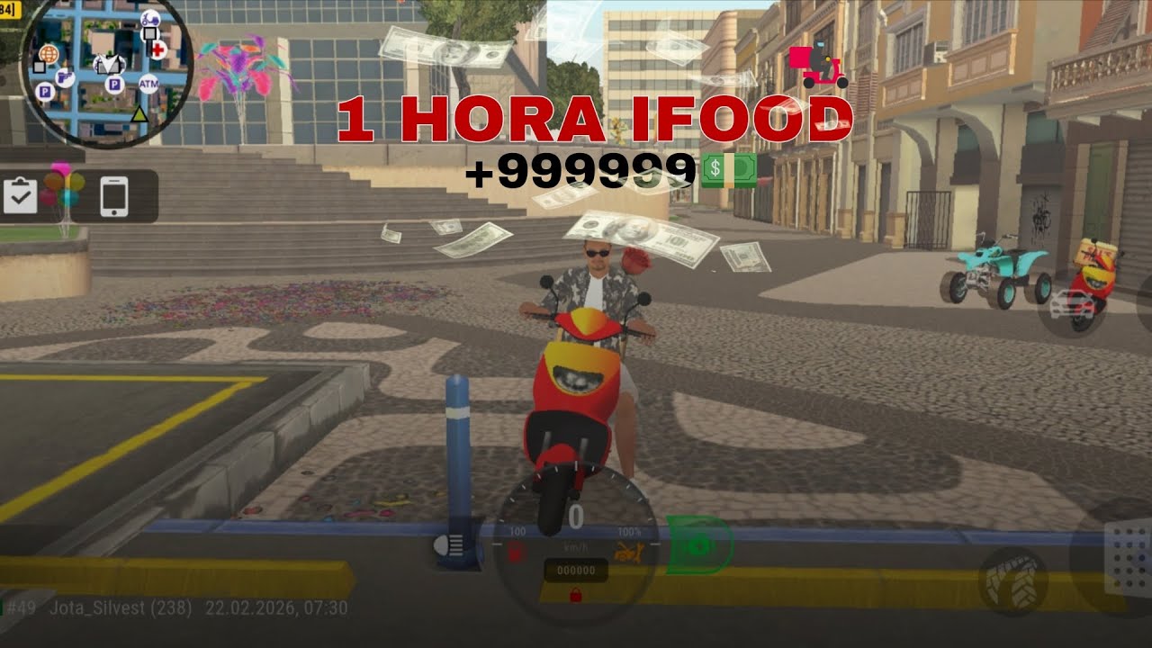 TRABALHANDO 1 HORA NO IFOOD COM VIP E 2X!