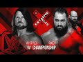 Wwe extreme rules 2018  official and full match card vintage