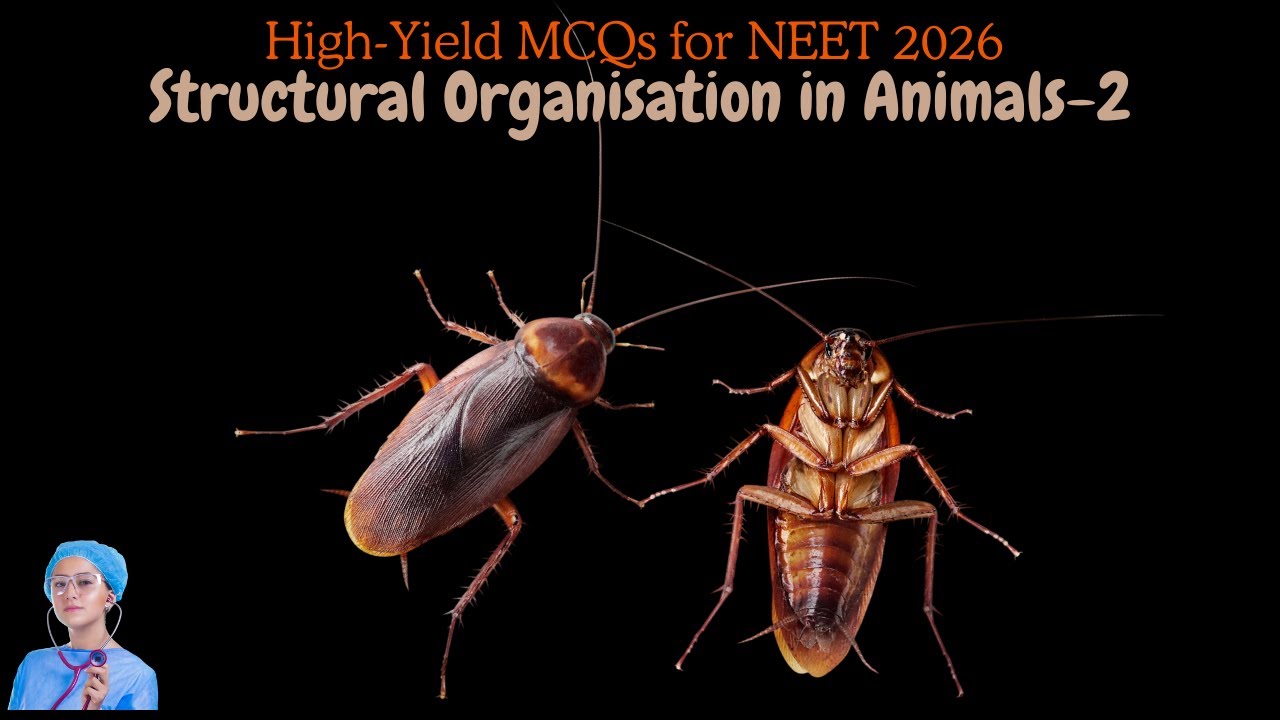 High-Yield MCQs for NEET 2026 | Structural Organisation in Animals-2 ...