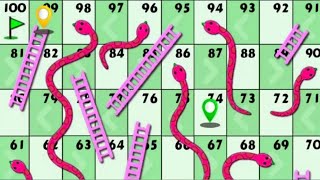 Snake and ladder game in 2 players || Ludo King snake and ladder gameplay screenshot 5