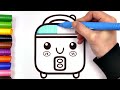 Deep Fryer Drawing and coloring/ Akn Kids House