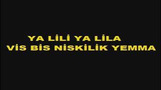 Ya lili ya lila | karaoke | ba,so asis |