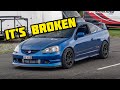 TURBO HONDA INTEGRA  FIRST DRIVE MASSIVE PROBLEMS 😢