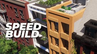 Can I finish a Minecraft Apartment Building before my class