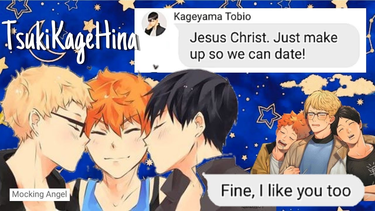 I like BOTH of you • TsukiKageHina | Prompt 2 | Getting Together | 𝑪𝒆𝒔𝒕𝒊𝒊