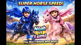 🌈 Super Horse Speed! Noah vs Lumi – You Won’t Believe Who Wins! screenshot 5