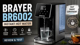 BRAYER BR6002 Thermopot Review – Instant Hot Water in Just 5 Seconds!