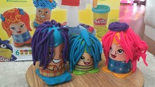 PLAY DOH KUAFÖR SALONU SETİ | ÇILGIN SAÇLAR YAPIYORUZ screenshot 5