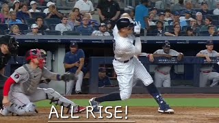 Yankees Aaron Judge ALL RISE!!! Hits a Home Run vs Red Sox