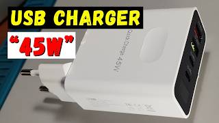 Încărcător USB "45W" ADC-F004 Quick Charge de pe Banggood – Test și analiză electronică