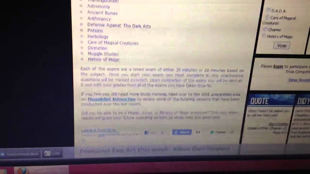 Take Real Life O.W.Ls!!