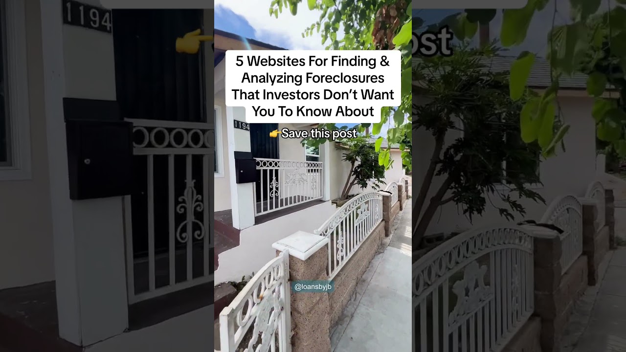 5 Websites For Finding & Analyzing Foreclosures That Investors Don't Want You To Know About