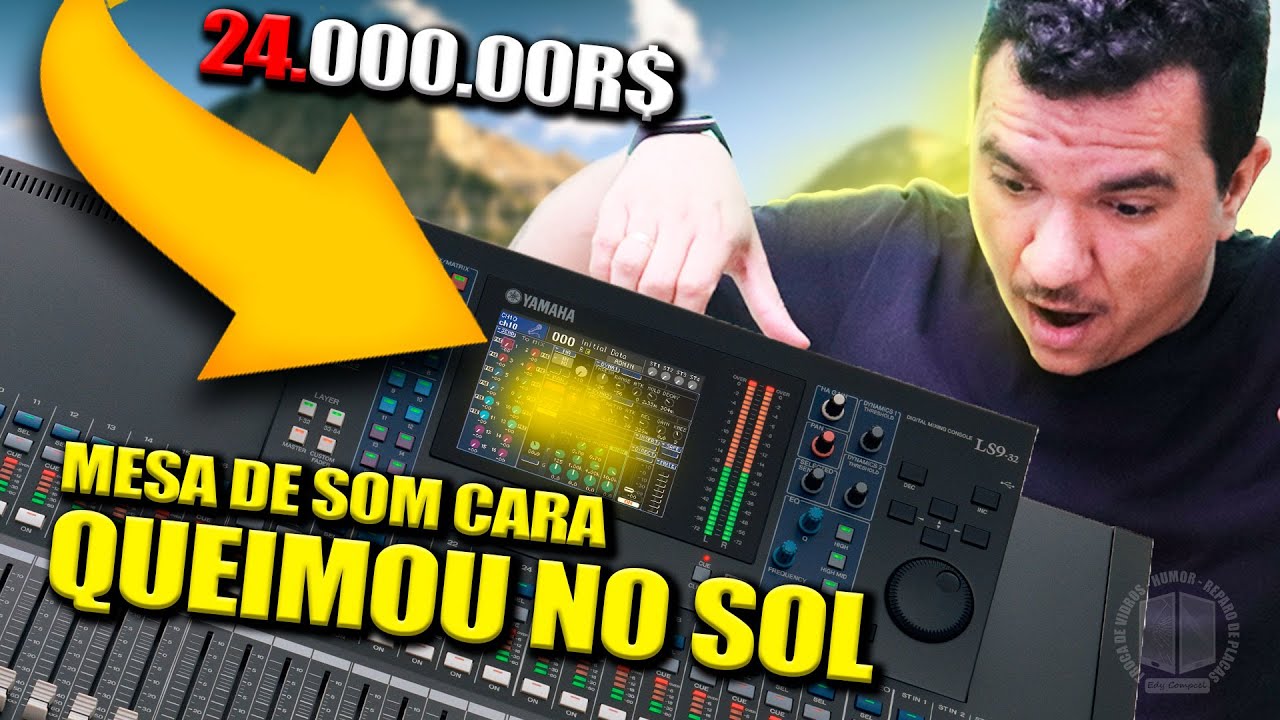 RECUPEREI DISPLAY DE 24 000 00 R$ DEU CERTO Mesa de som LS9 32 Yamaha