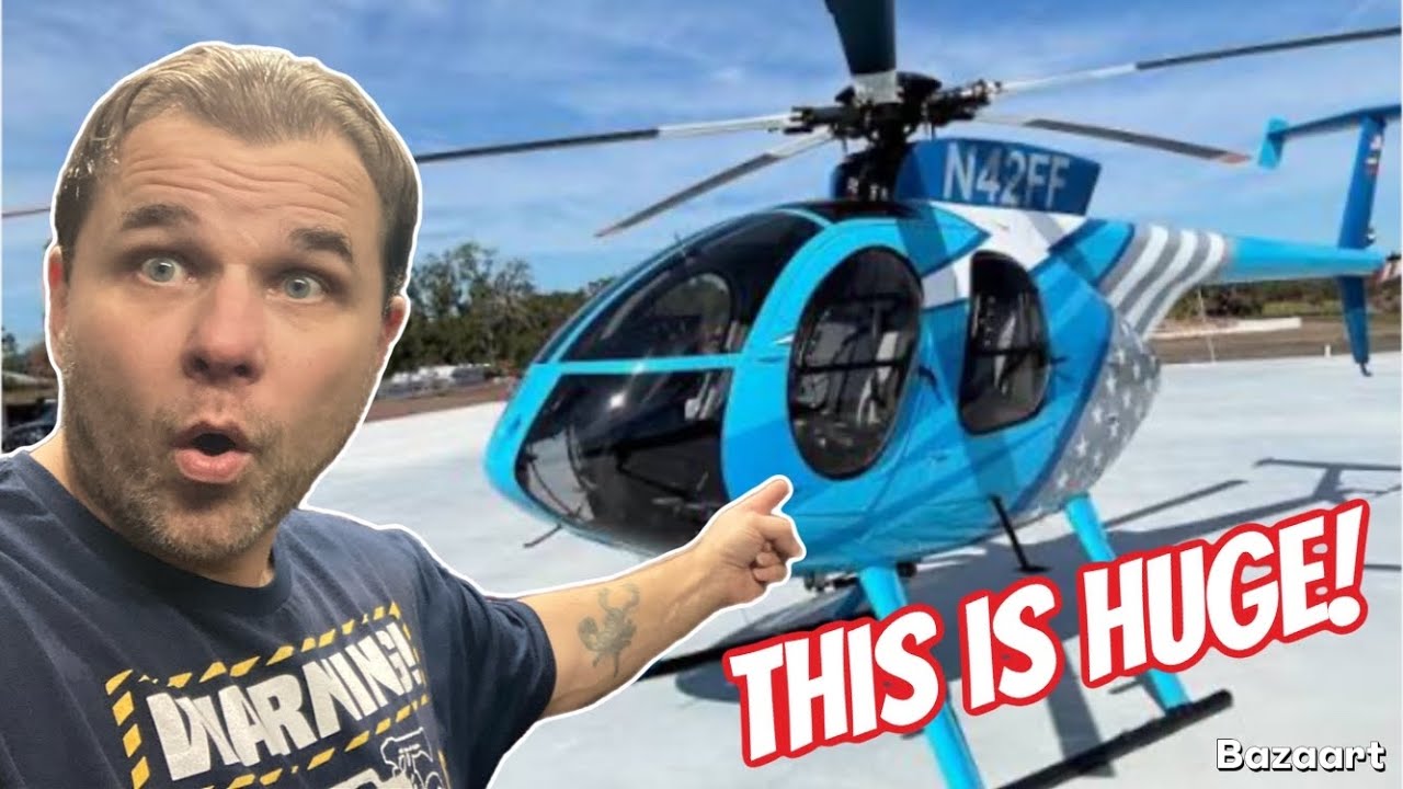 Самый большой в мире радиоуправляемый вертолет Cleetus Mcfarland Consuela! (Размер Roban MD-500E ...