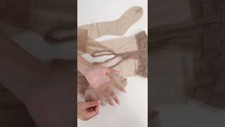 Ultra-Thin Shiny Skin Crotchless Hose Heels