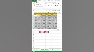 Hapus Desimal di Excel | #shorts | Kehidupan Excel - Amit Kumar