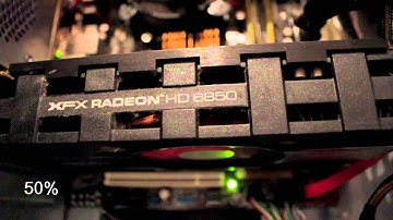 Demonstração - XFX ATI Radeon HD 6850 Ruido Ventoinha (fan noise)