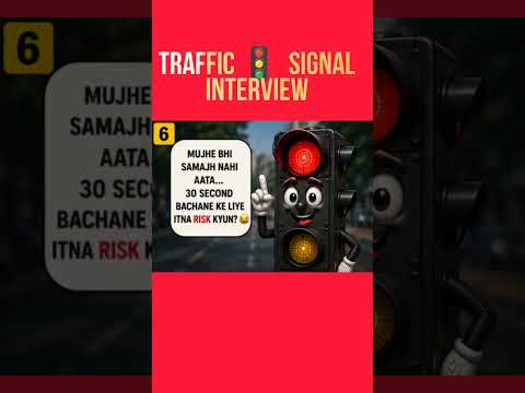 🚨 Breaking News: Agar Traffic Signal Interview Deta To? 😂 | AI Imagined Conversation