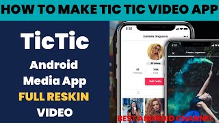 How to Create Tic Tic Video App || Full Setup Tic Tic in Android Studio screenshot 2