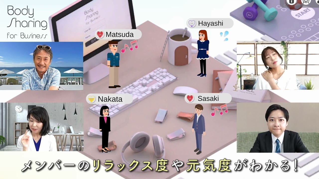 【ショートA】 BodySharing for Business PR動画