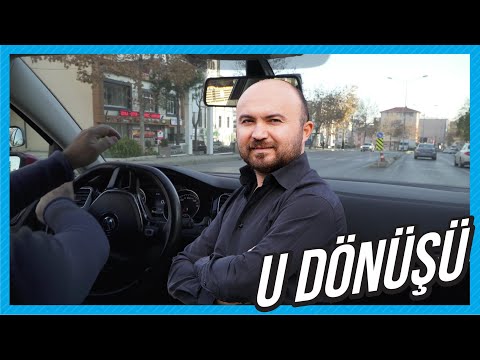 20.BÖLÜM U DÖNÜŞÜ NASIL YAPILIR ? (Direksiyon Dersi | Ehliyet Sınavı)