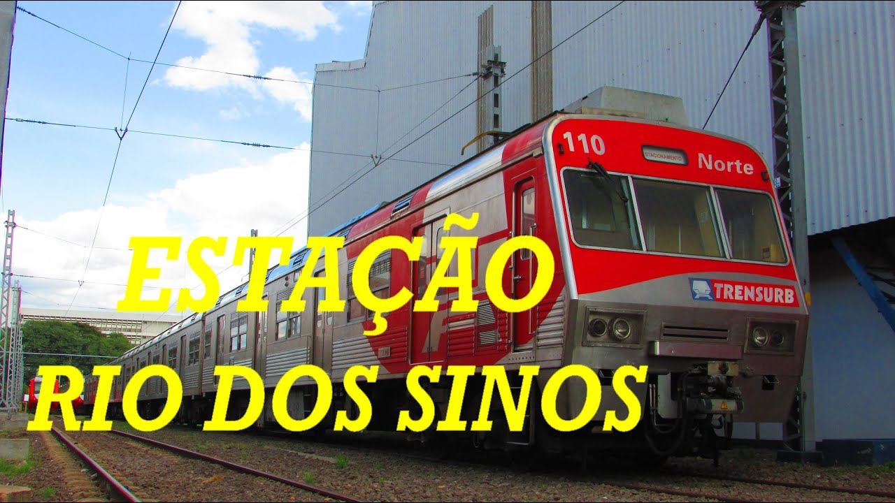 Trensurb 2017 - Movimentação de trens na Estação Rio Dos Sinos