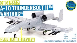 COBI 5812 – A-10 Thunderbolt II™ Warthog® – The Ugliest Plane Ever (Speed Build Review)