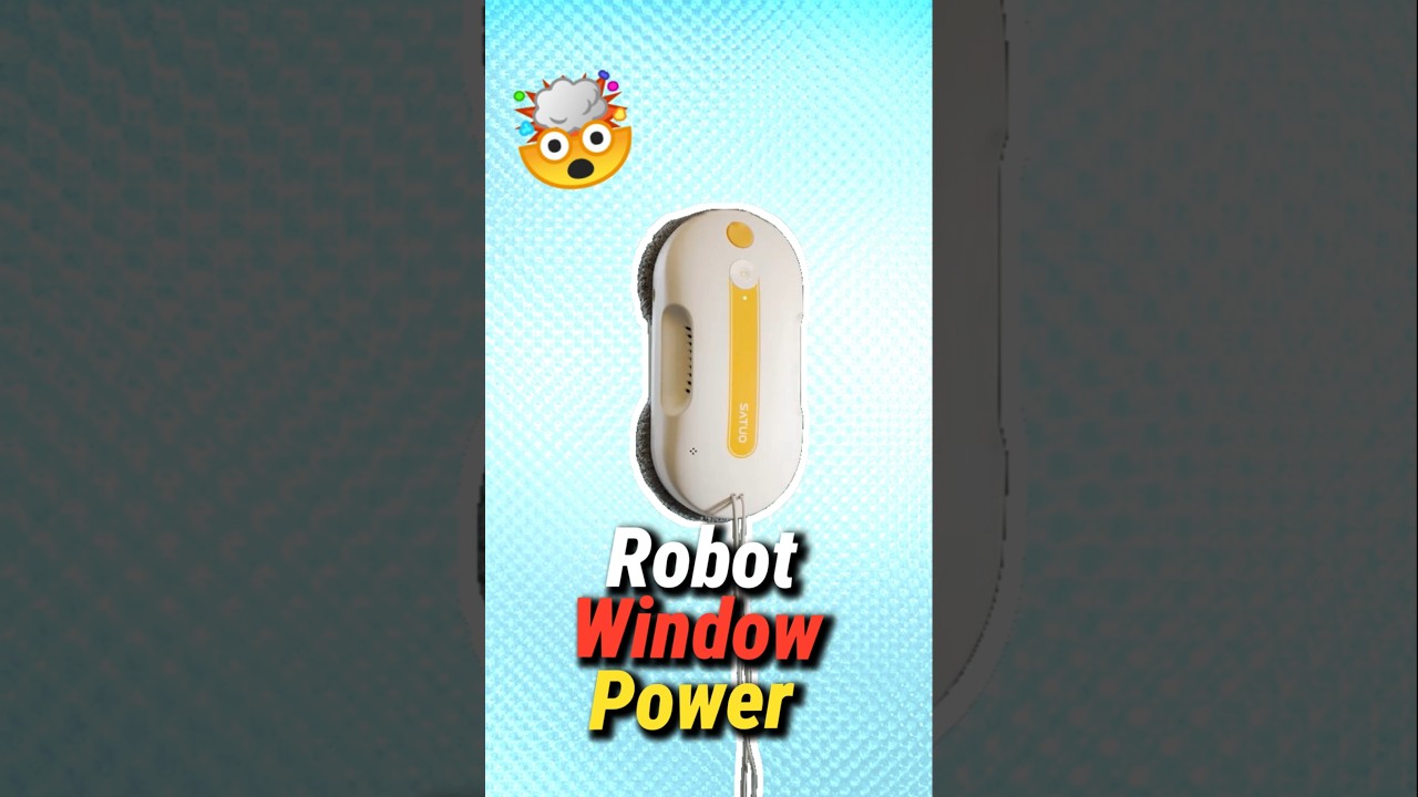 Этот робот чистит стекло как по волшебству 🤯 