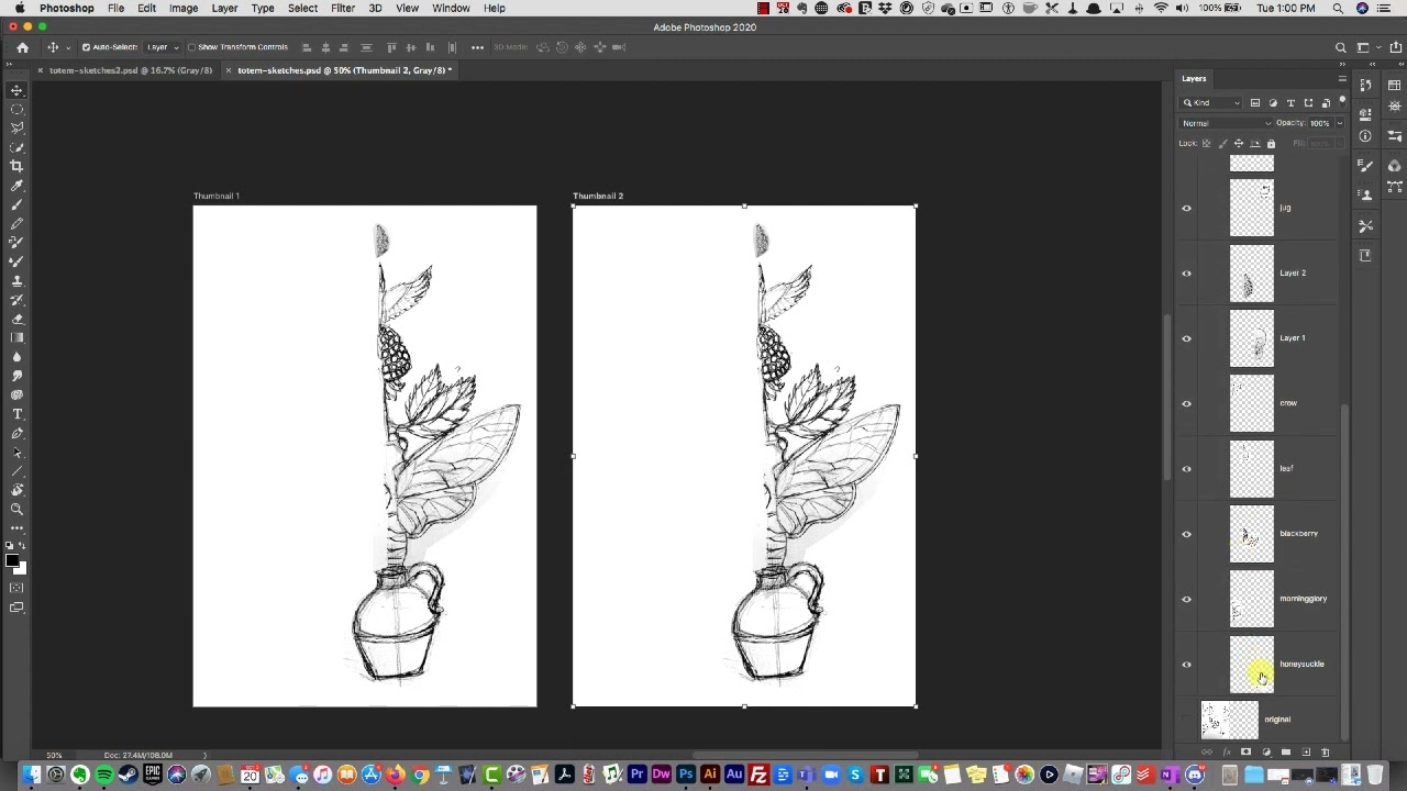 Digital Literacy // Totem Stacking (Photoshop) - Demo 1