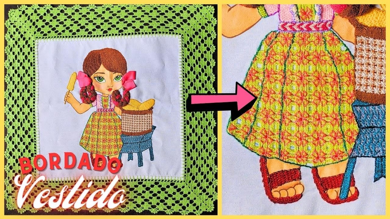 [Puntada Fantasía] Falda - Marchanta de los elotes | Borrdados con Isa