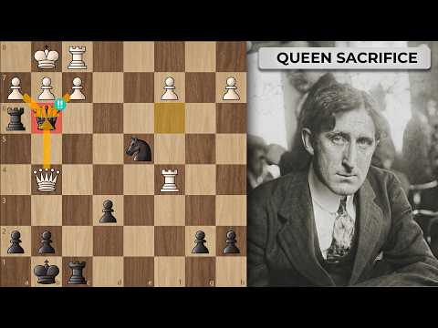 The Most Beautiful Queen Sacrifice in Chess History