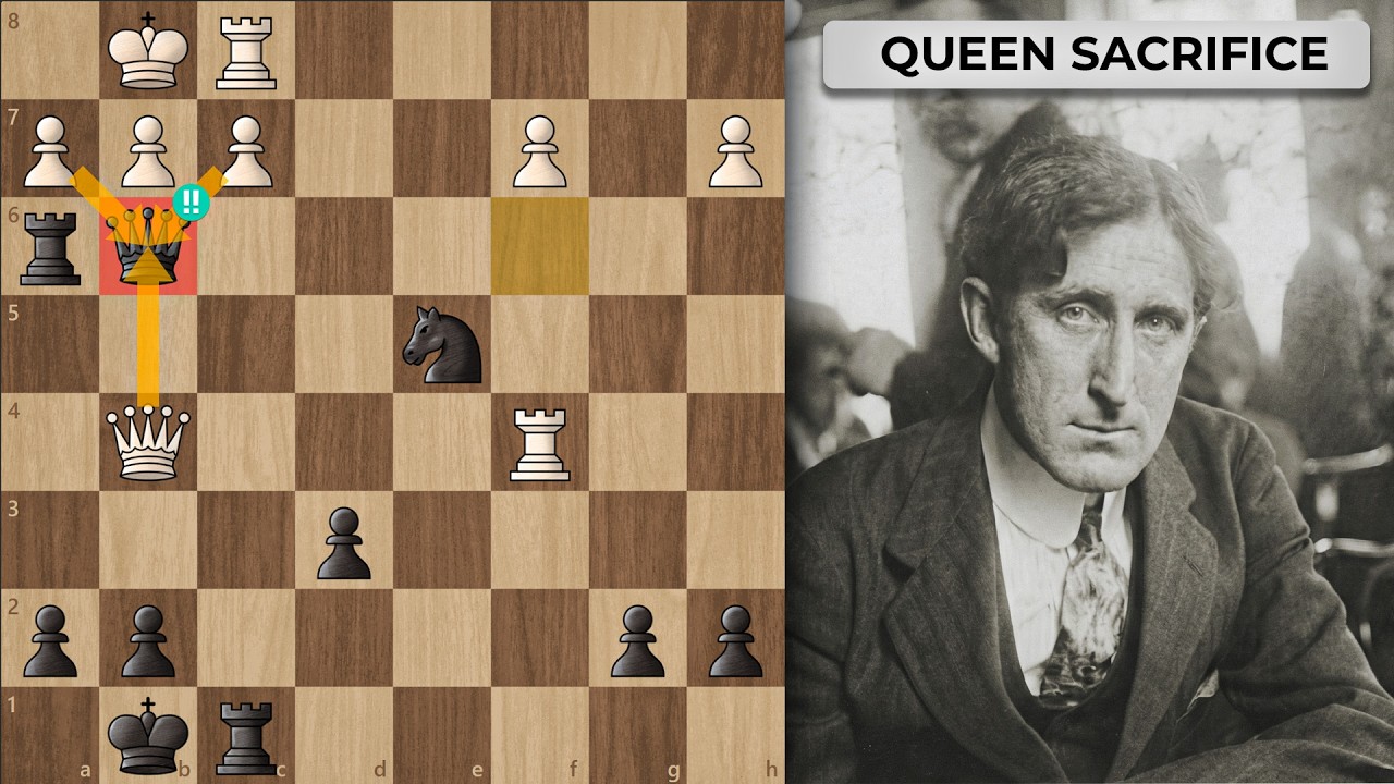 The Most Beautiful Queen Sacrifice in Chess History