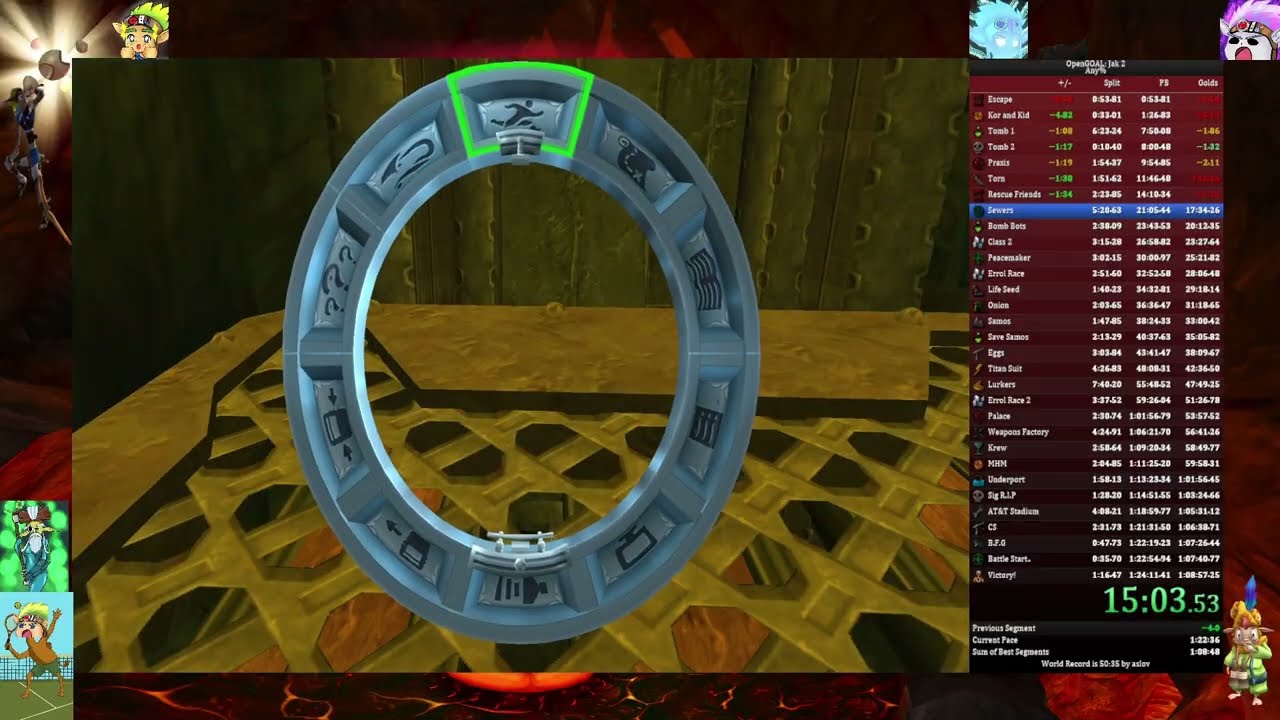 OpenGOAL Jak 2 any% speedrun - 